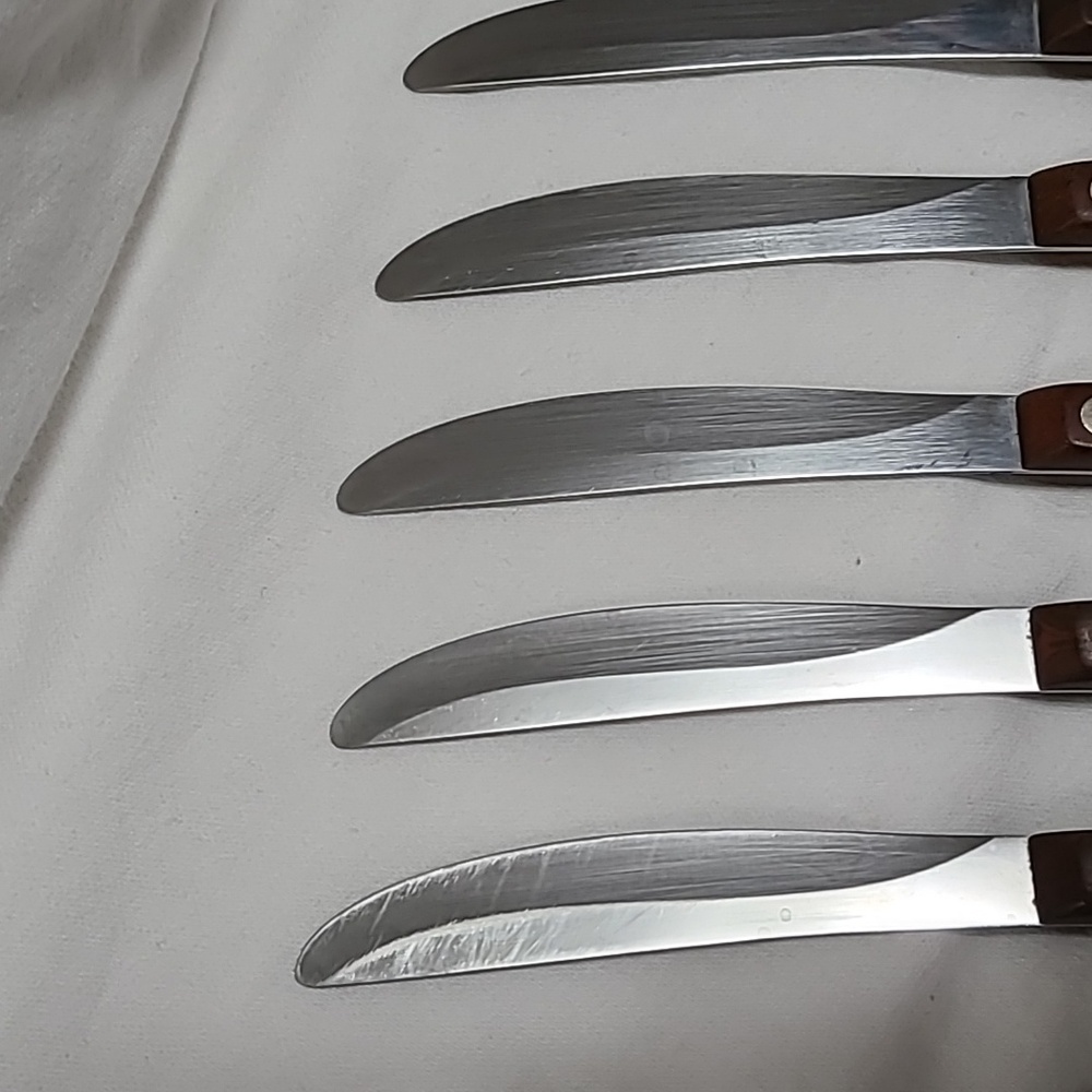 Cutco Vintage #59 Pat. No. 2147079, Set of 7 Smooth Blade Steak/table Knives - Picture 13 of 16